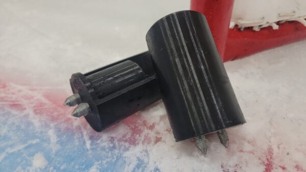 IceLock Adjustable Hockey Net Pegs with Skate Guard